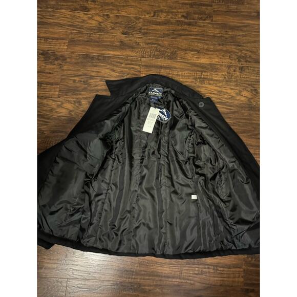 New Climate Concepts Pea Coat Adult Extra Large Black Warm Hiking Outdoor Men - Picture 2 of 9